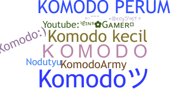 Takma ad - Komodo