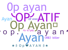 Takma ad - OpAyan