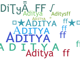 Takma ad - Adityaff