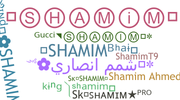 Takma ad - Shamim