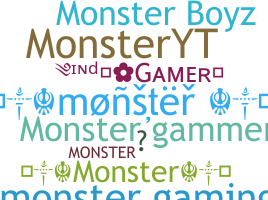 Takma ad - Monstergaming