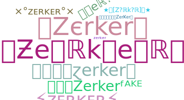 Takma ad - Zerker