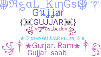 Takma ad - Gujjar