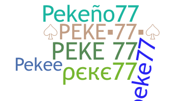 Takma ad - Peke77