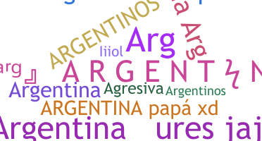 Takma ad - argentinos
