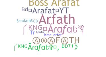 Takma ad - Arafath