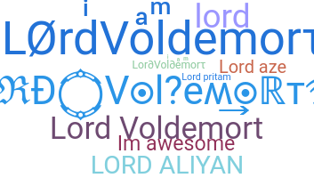 Takma ad - LordVoldemort