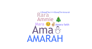 Takma ad - Amarah