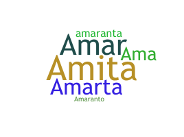 Takma ad - Amaranta