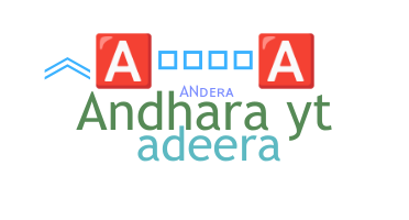 Takma ad - Andera