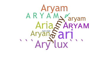 Takma ad - Aryam