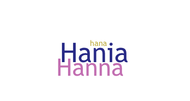 Takma ad - Hania