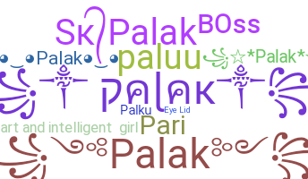 Takma ad - Palak