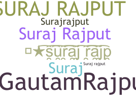 Takma ad - SurajRajput