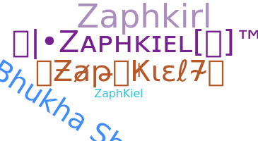 Takma ad - Zaphkiel