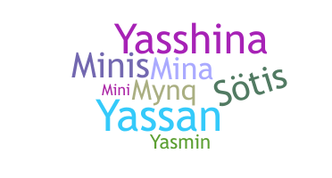 Takma ad - Yasmina