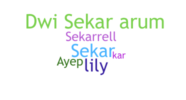 Takma ad - Sekar