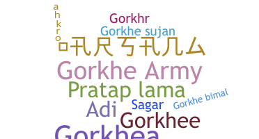 Takma ad - Gorkhe