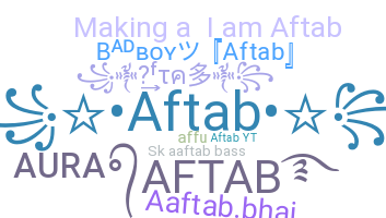 Takma ad - Aftab