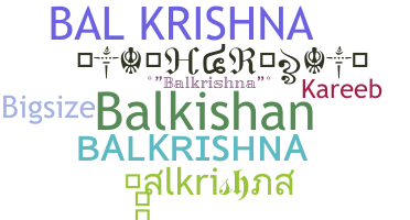 Takma ad - Balkrishna