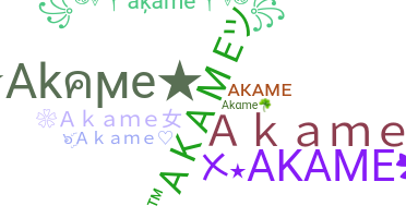 Takma ad - Akame
