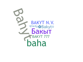 Takma ad - bakyt