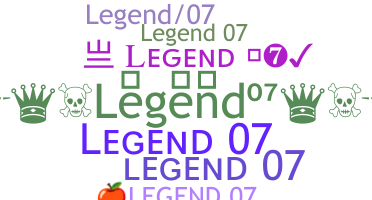 Takma ad - Legend07