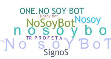 Takma ad - Nosoybot