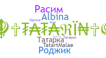 Takma ad - Tatar
