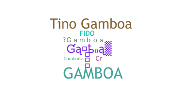 Takma ad - Gamboa