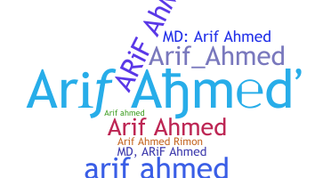 Takma ad - Arifahmed