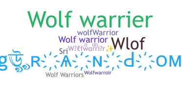 Takma ad - wolfwarrior