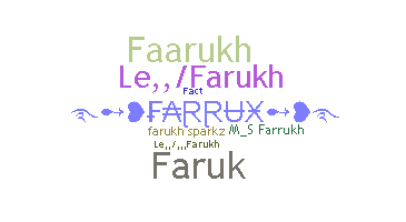 Takma ad - Farrukh