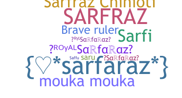 Takma ad - Sarfaraz