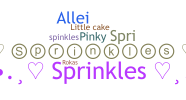 Takma ad - Sprinkles