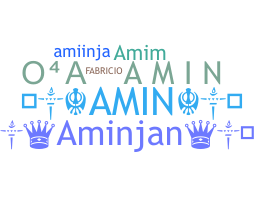 Takma ad - Amin