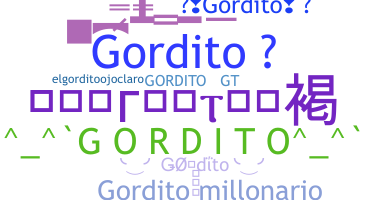 Takma ad - Gordito