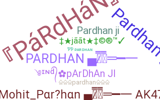 Takma ad - Pardhan