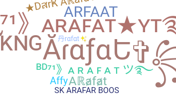 Takma ad - Arafat