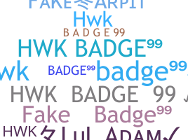 Takma ad - Badge