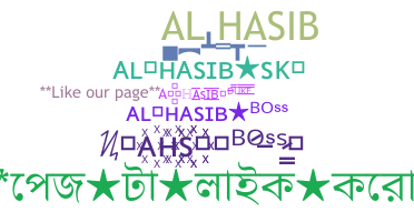Takma ad - AlHasib