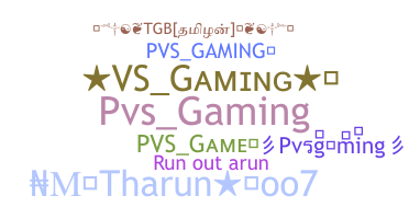 Takma ad - Pvsgaming