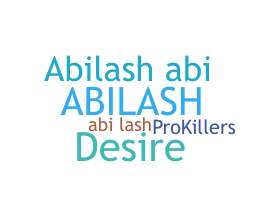 Takma ad - Abilash