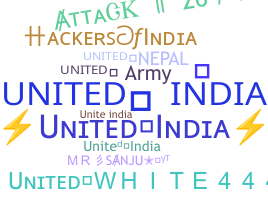 Takma ad - UnitedIndia
