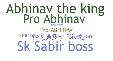Takma ad - ProAbhinav