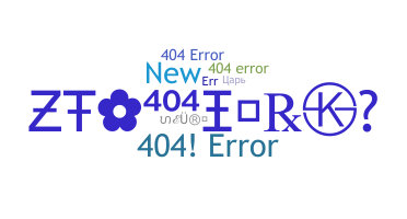 Takma ad - 404error