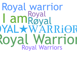 Takma ad - royalwarrior