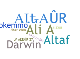 Takma ad - Altair