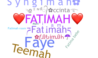 Takma ad - Fatimah