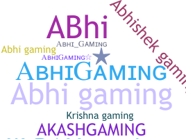 Takma ad - Abhigaming